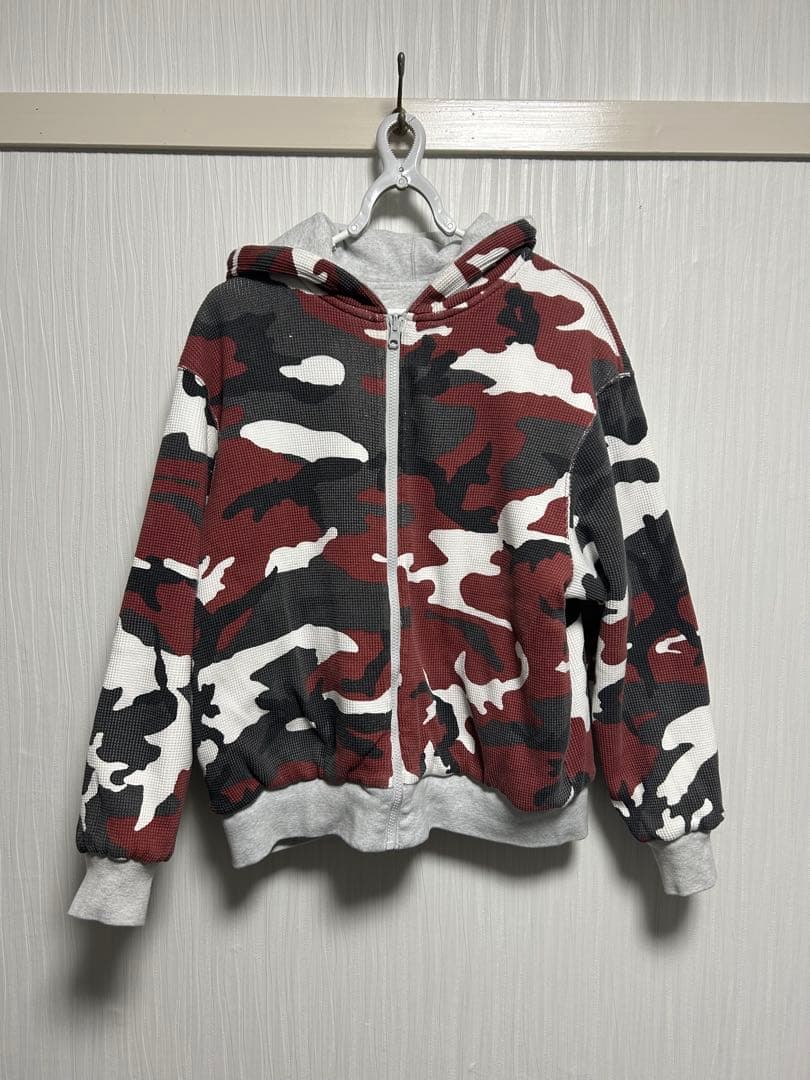 トップス suprem reversible zip up hoodie