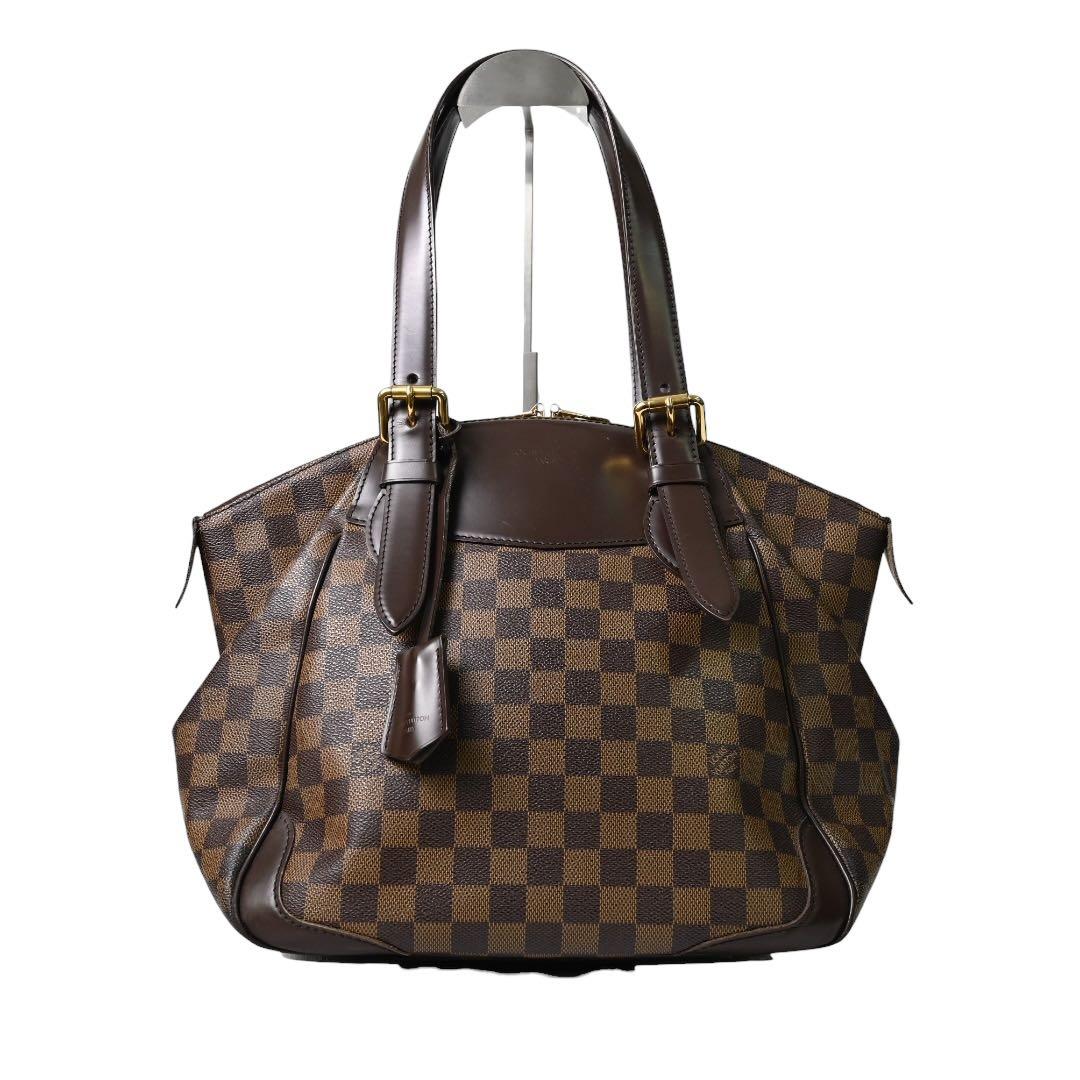 【美品】ルイヴィトン　ダミエ　エベヌ　ヴェローナMM ショルダーバッグ　茶