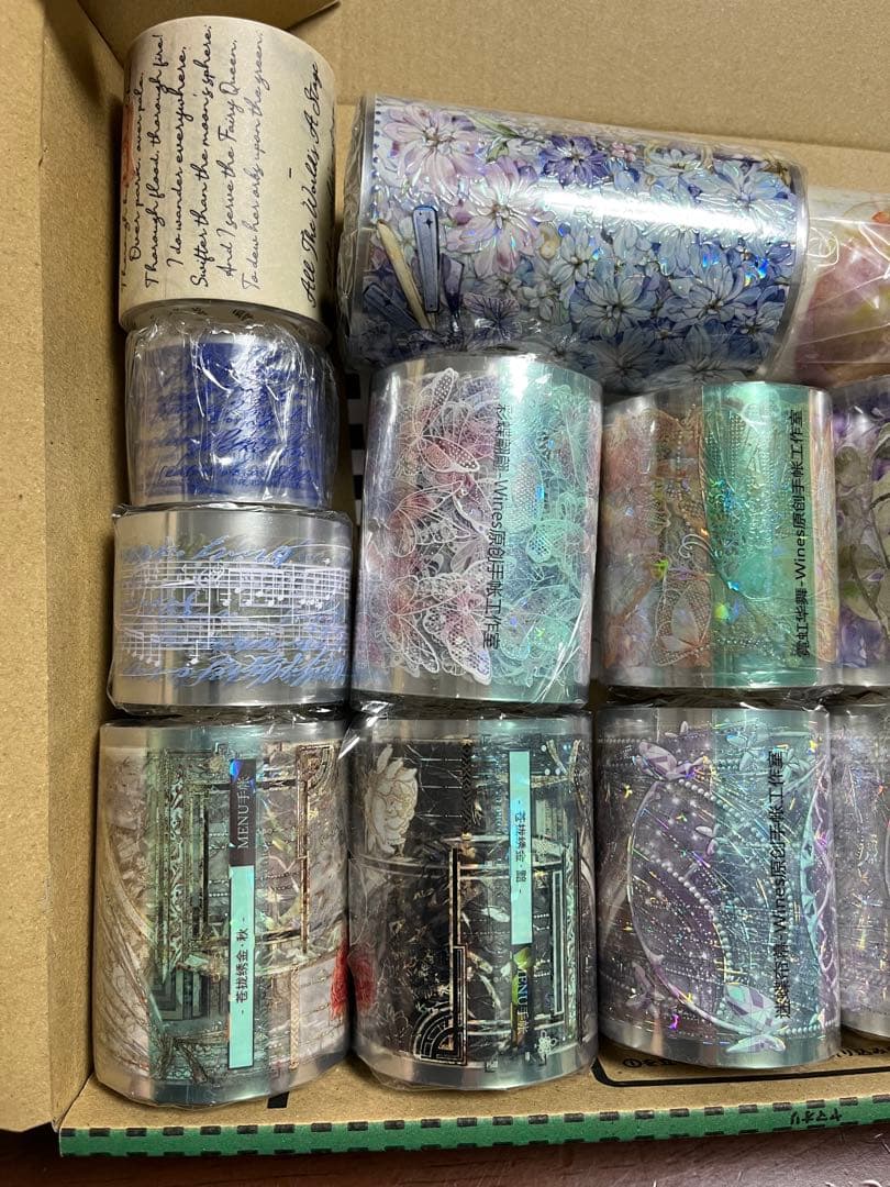 海外マスキングテープ おまとめ売り　装飾　人物　PETテープ