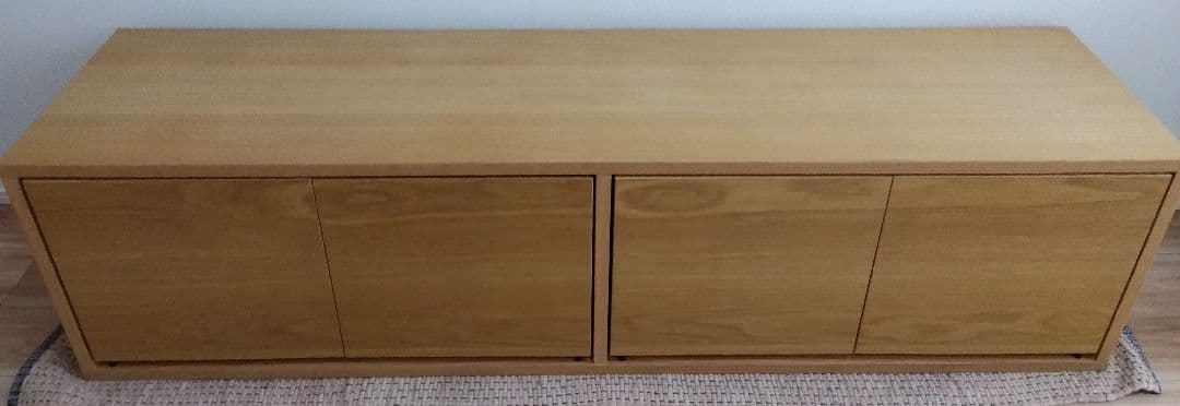 無印良品　スタッキングキャビネット　オーク材