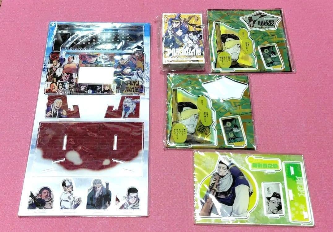 【5点セット】ゴールデンカムイ展 マルイアクリルスタンド 尾形百之助万年