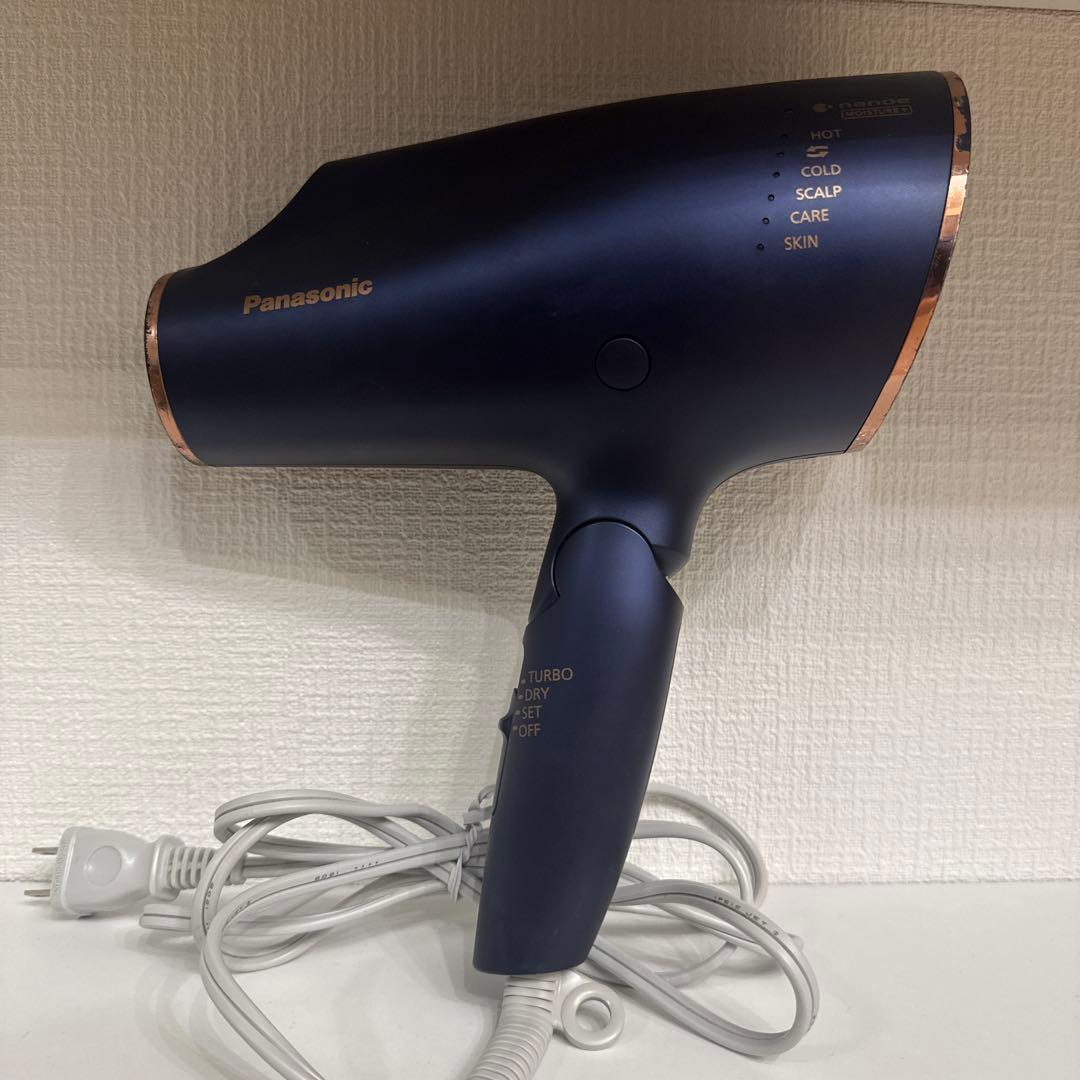 【完動品】パナソニック ドライヤー ナノケア EH-NA0E-A ネイビー