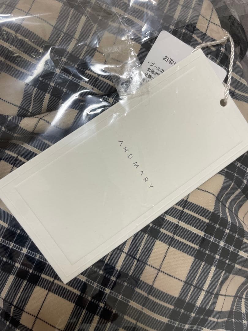 andmary Nadia check swimsuit 水着 スイムウェア