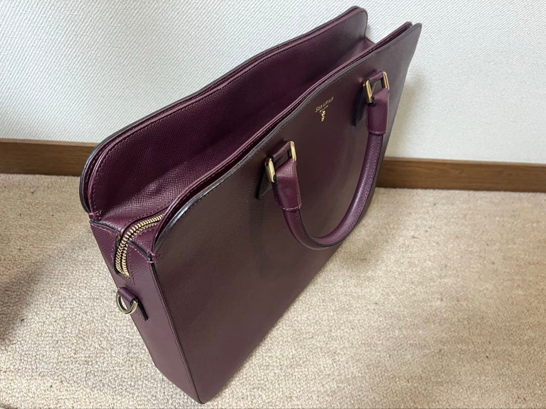 未使用 セラピアン レザービジネスバッグ ブリーフケース