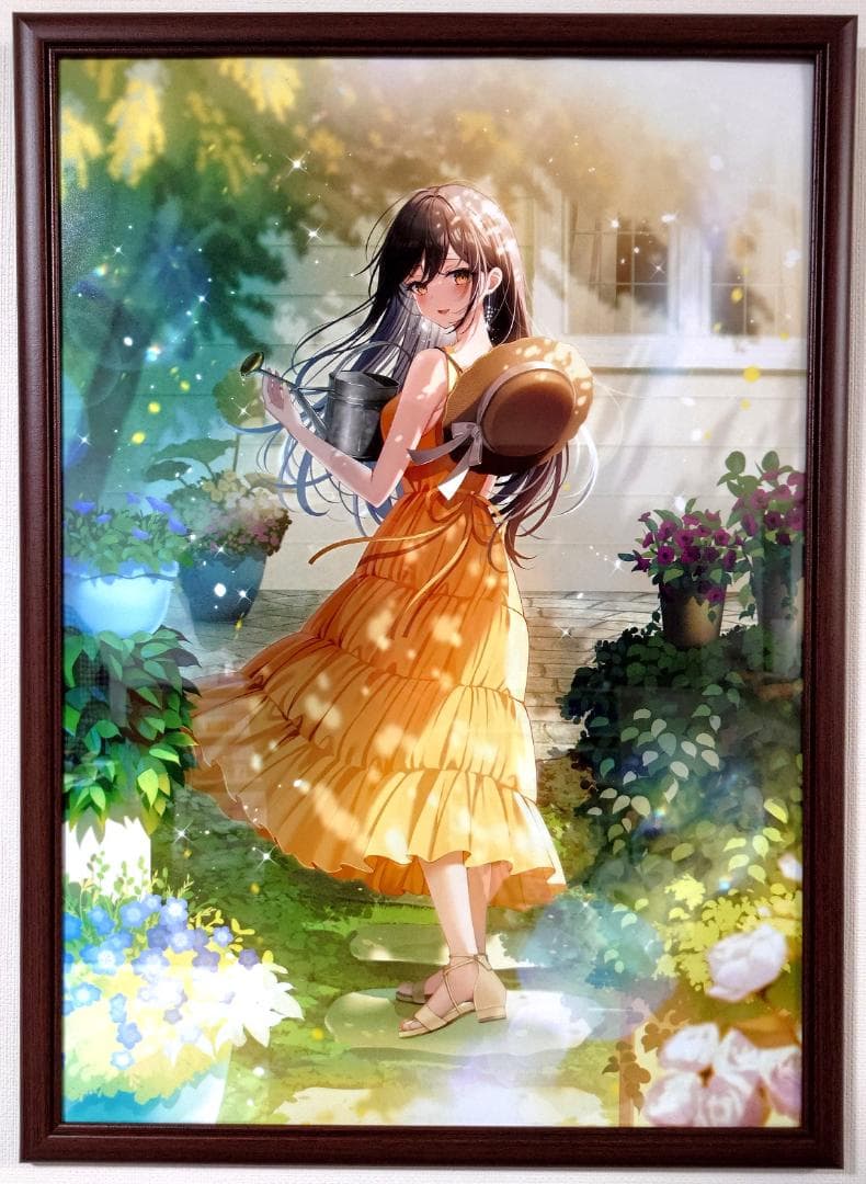 絵師100人展14　ミュシャ　光彩　複製原画【ノングレアガラス】