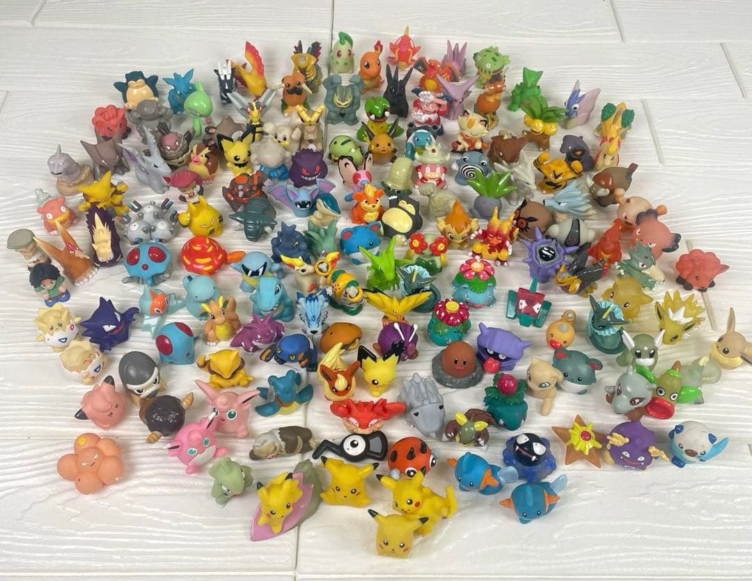 ポケットモンスター　ポケモン　フィギュア 指人形　150個まとめ売り クリア付き