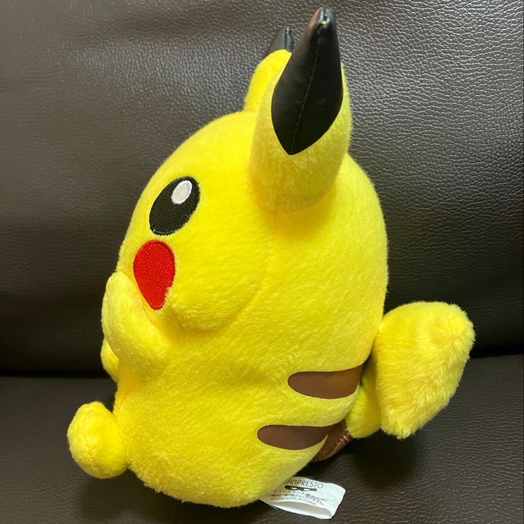 2009 ピカチュウ ぬいぐるみアルセウス映画 コロっとまんまる 合皮耳 公式