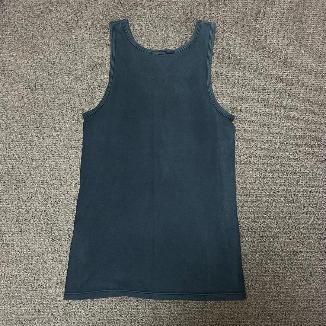 レア　80s Champion トリコタグ ブラック タンクトップ 美フェード