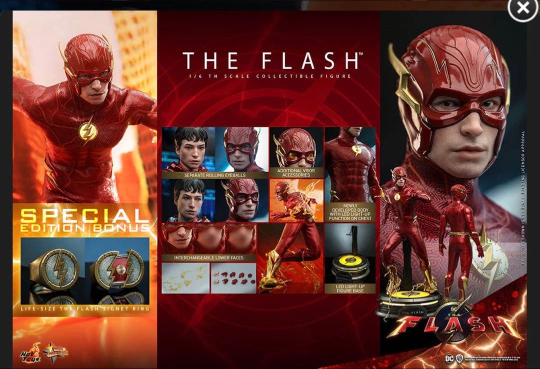 『ザ・フラッシュ』１／６スケールフィギュア［ボーナスアクセサリー付き］