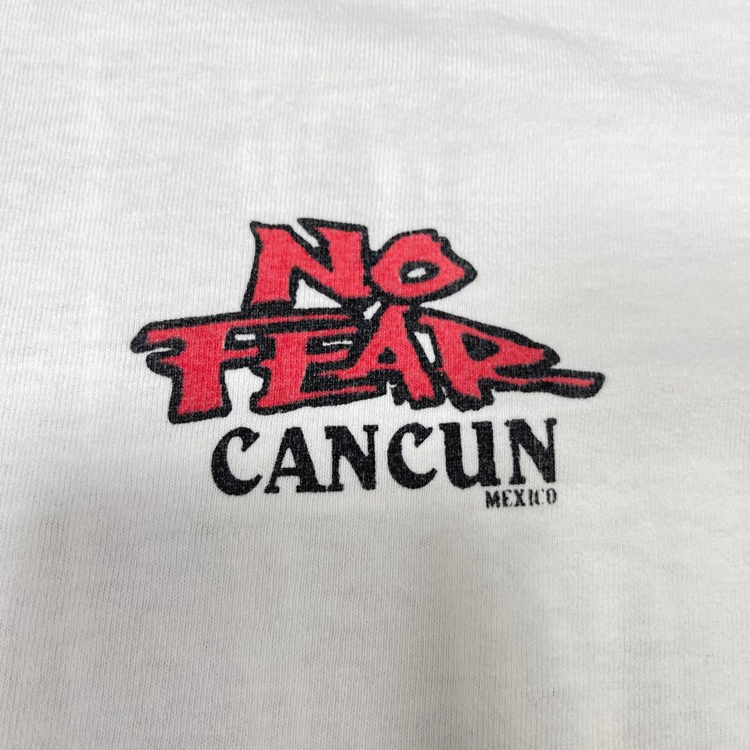 90s メキシカンブート NOFEARtシャツ オールドスケート fuck系
