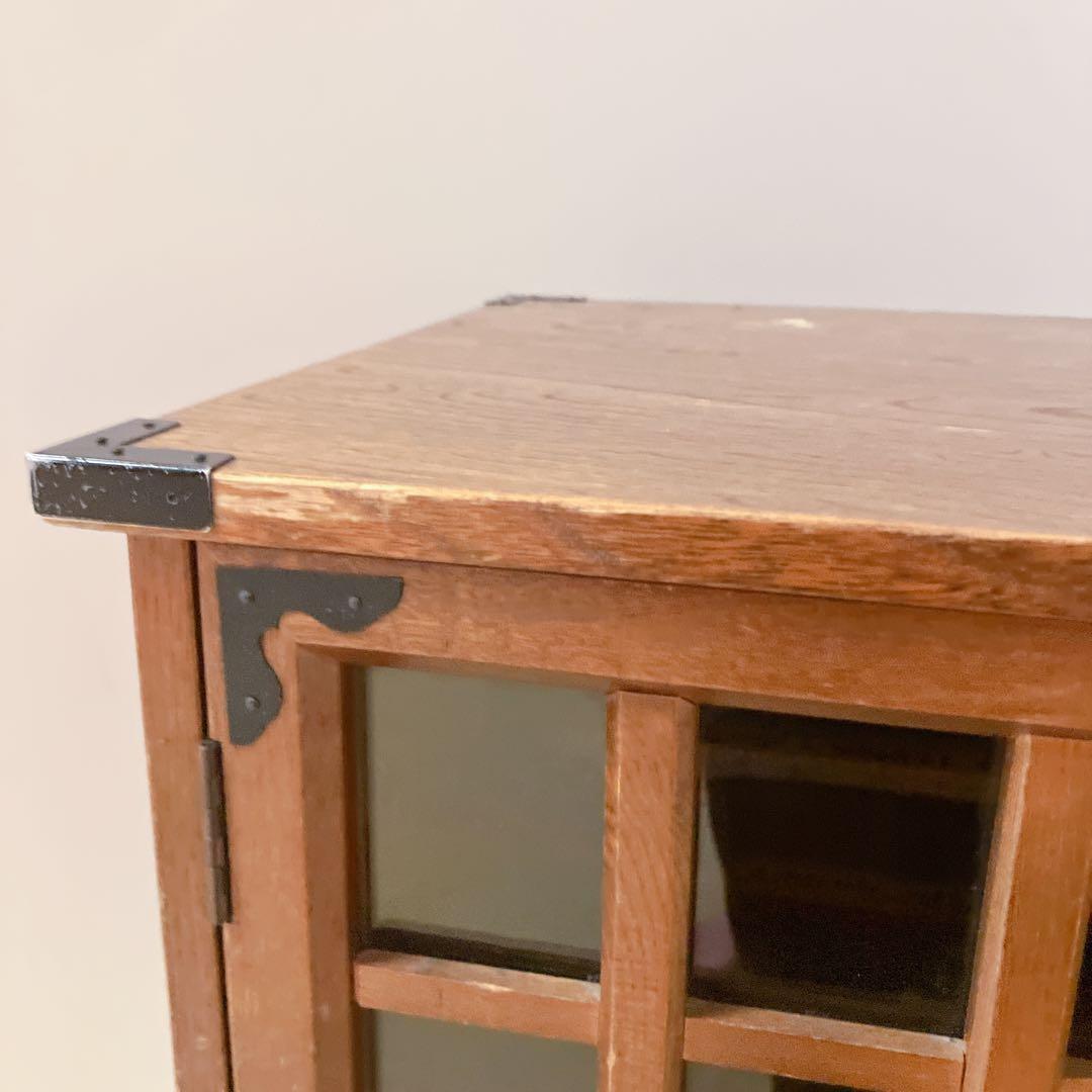 からくり箪笥　耐火金庫付き　アンティーク　昭和レトロ　小物入れ　鍵　ナンバー付き