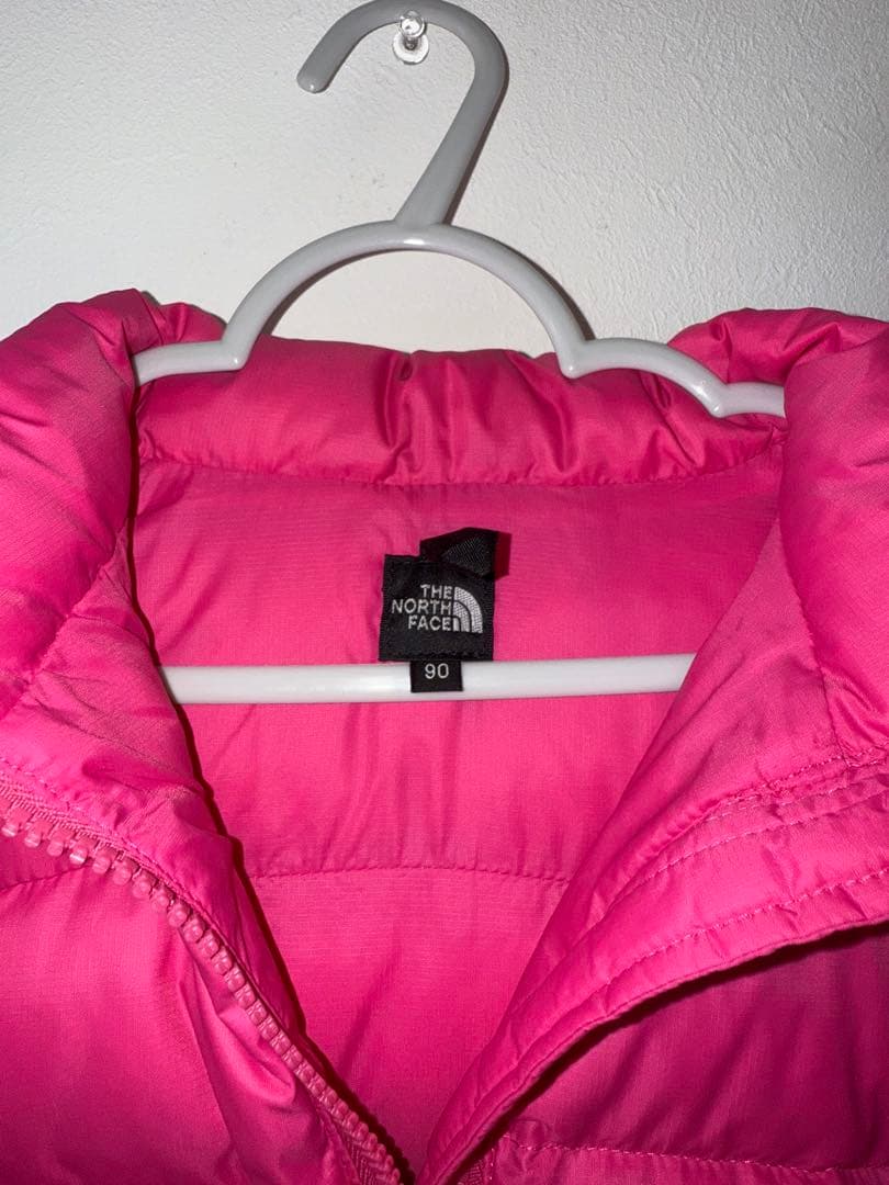 美品‼️THE NORTH FACE ピンク ダウン90 ベビー　アウター正規品