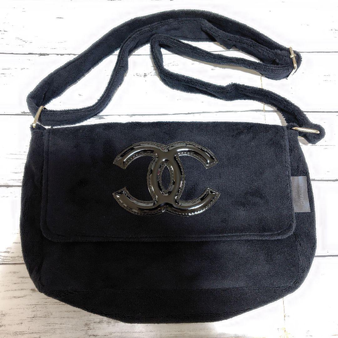 購入前 ショルダーバッグ ブラック ノベルティ