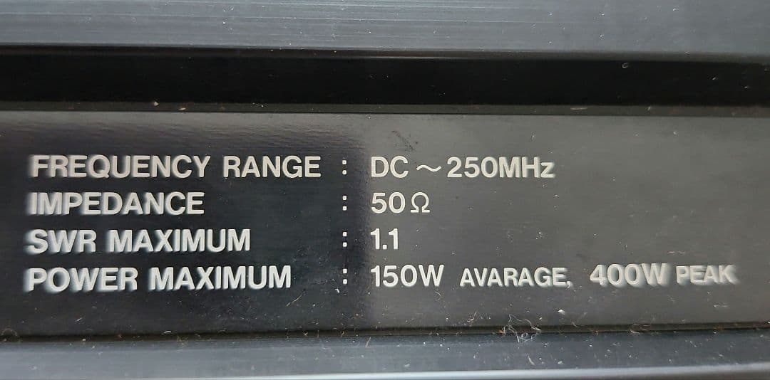 ダミーロード、SWRメータ、パワーメーターまとめ売り