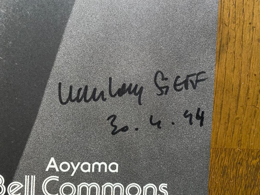 ジャンルー・シーフ　1994年大型ポスター　直筆サイン入り　貴重
