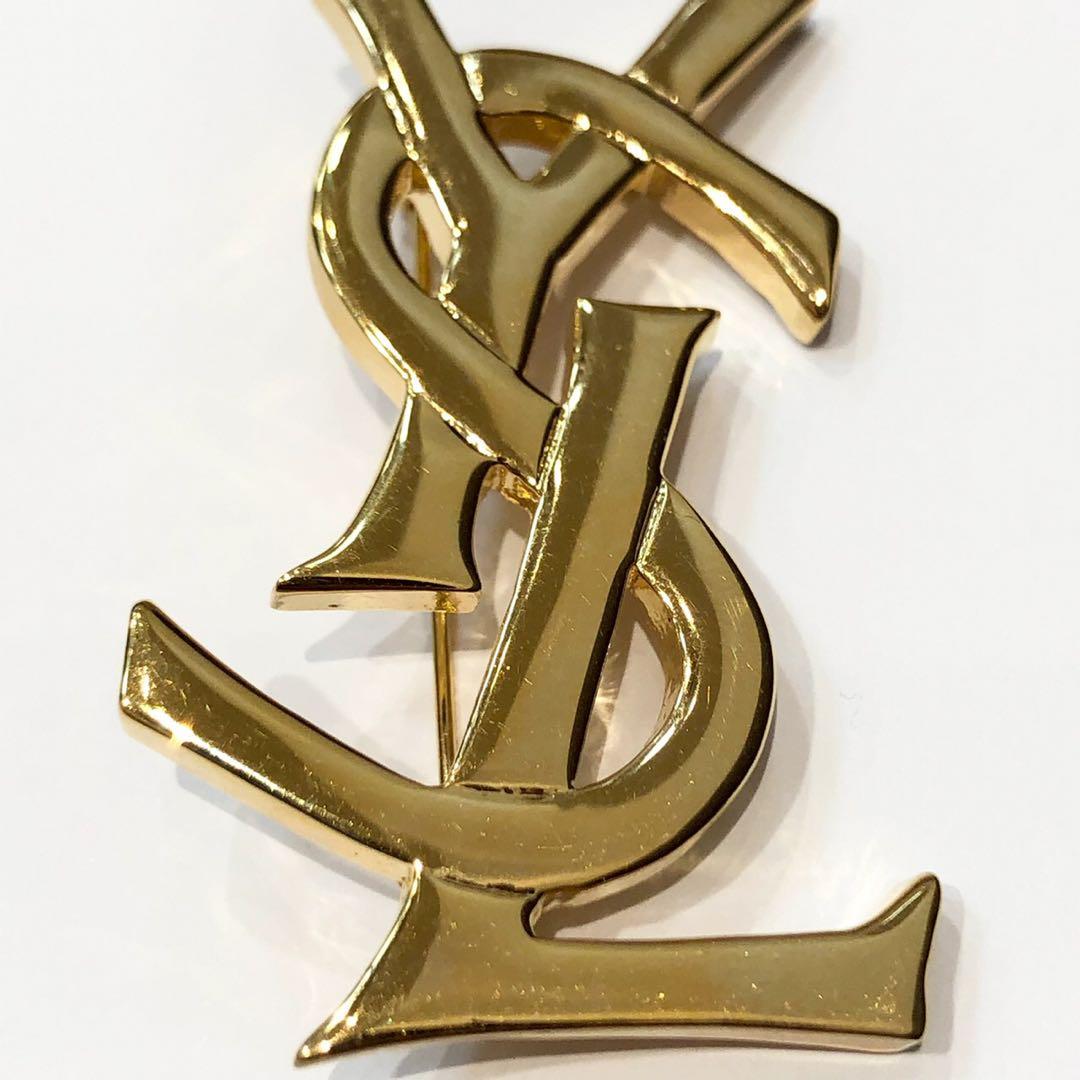 【お値下げ！】サンローラン　ブローチ