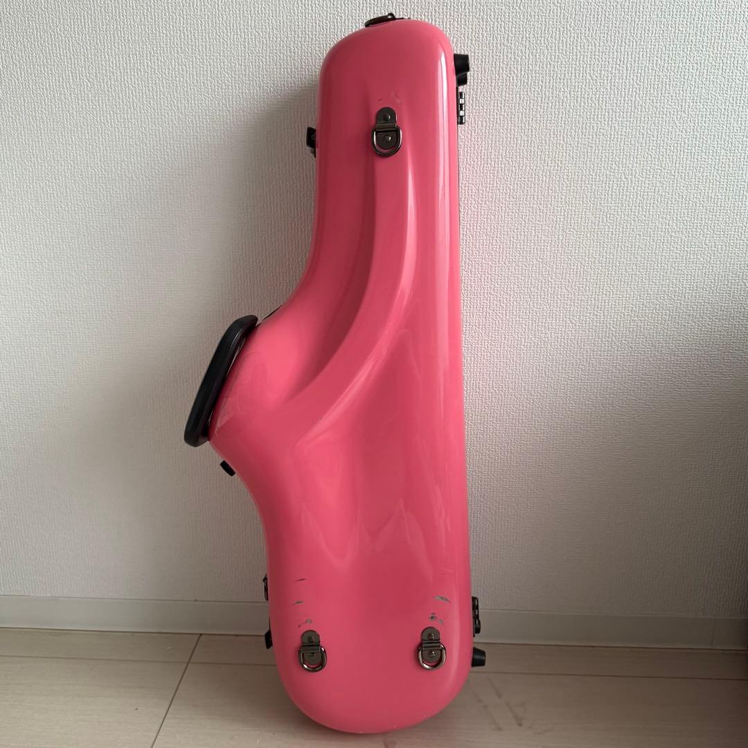アルトサックスケース ピンク ハードケース