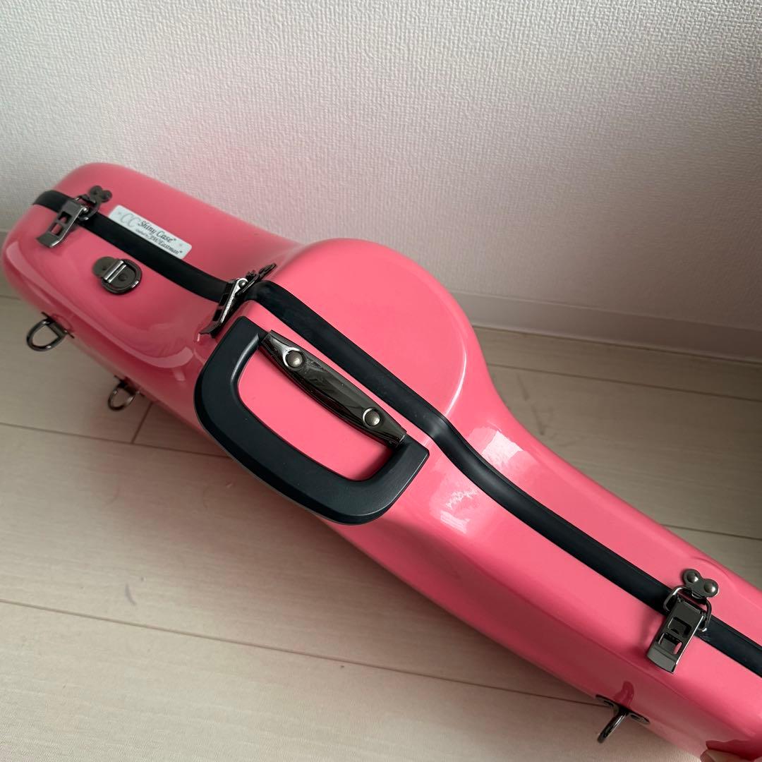アルトサックスケース ピンク ハードケース