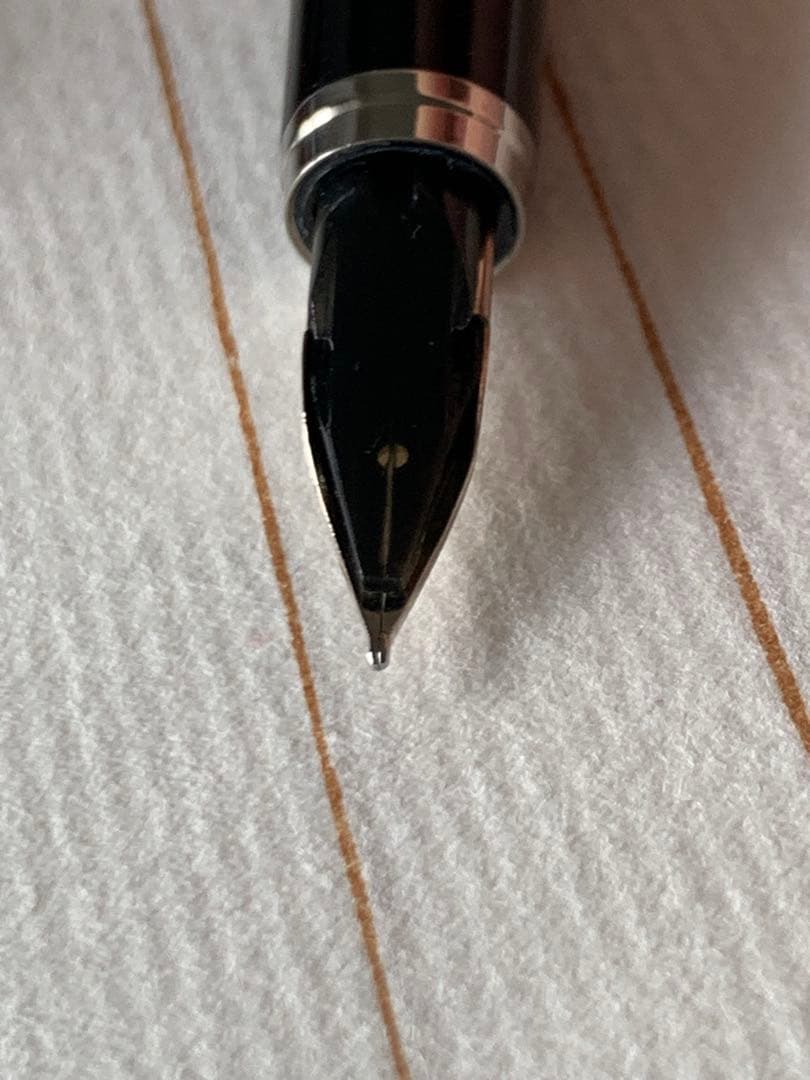 極めて希少 プラチナ Riviere シルバー 万年筆 18K