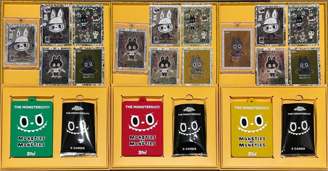 2025 Topps Chrome Labubu ラブブ 3BOX セット