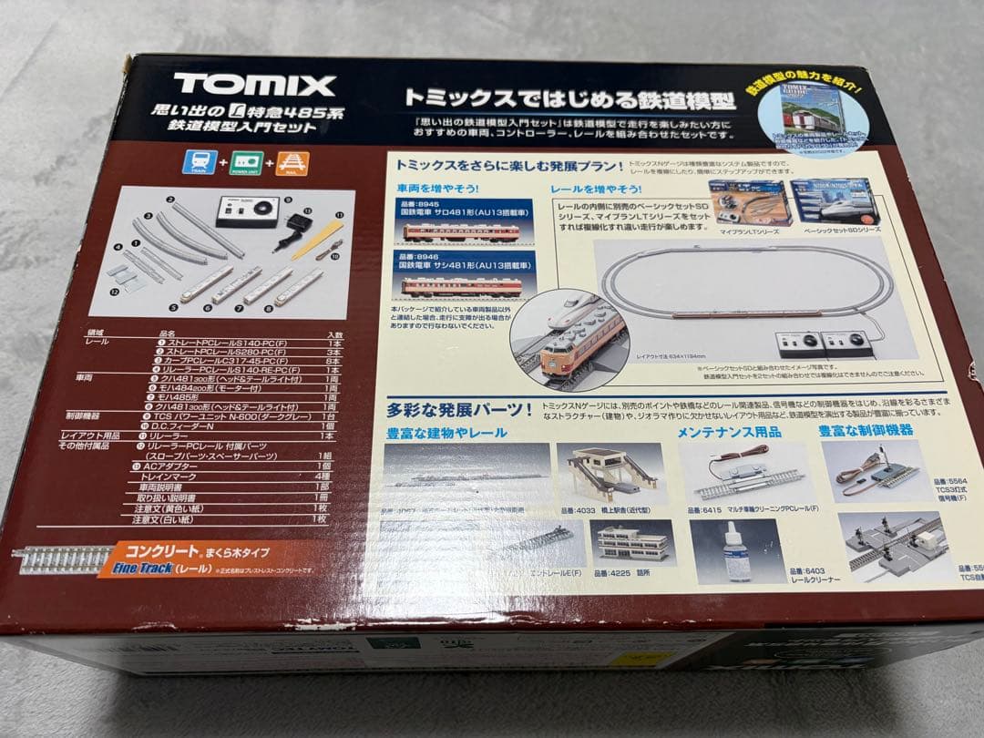 TOMIX 思い出のL特急485系 鉄道模型入門セット