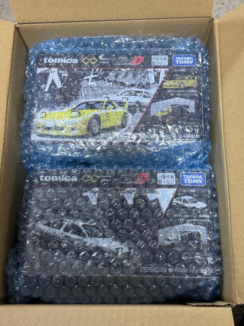トミカ AE86 トレノ & FD3S RX-7 ステアリングビュー　頭文字D