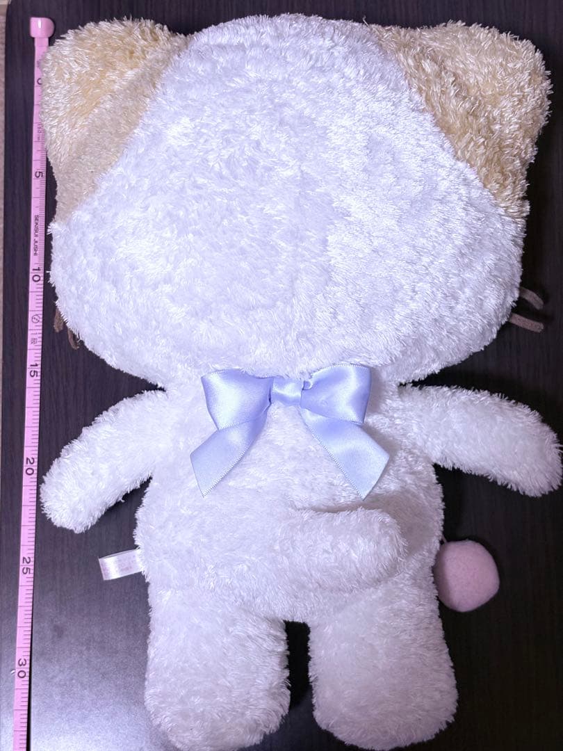 【超貴重】【美品】マシュマロみたいなふわふわにゃんこ　ぬいぐるみ