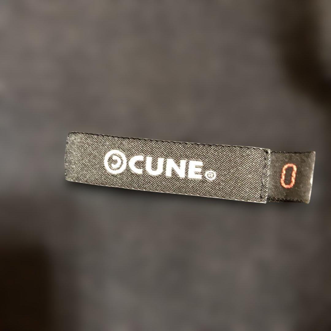 CUNE 裏毛サルエルパンツ　ウサギがいる　黒