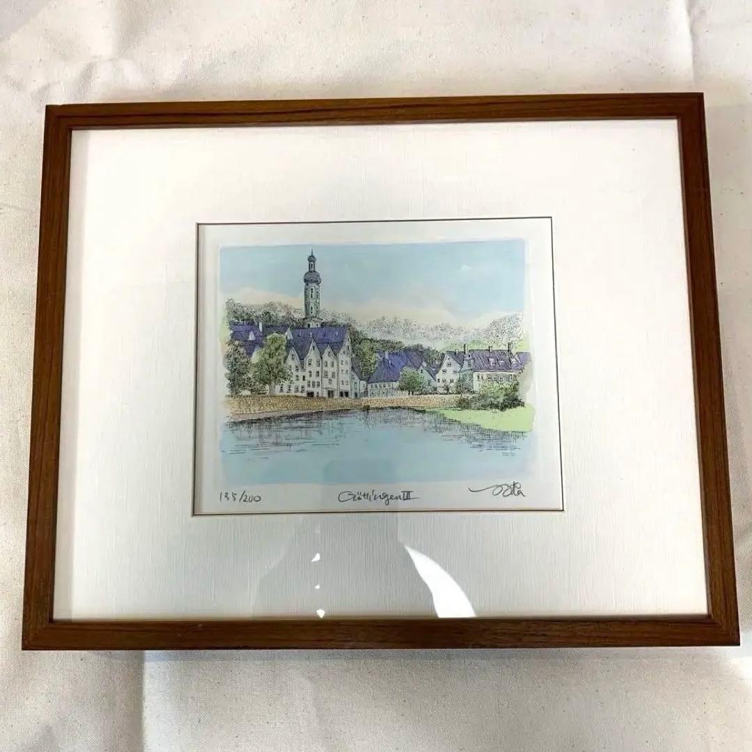 織田義郎 「Gettingen Ⅲ」 額寸32x26cm