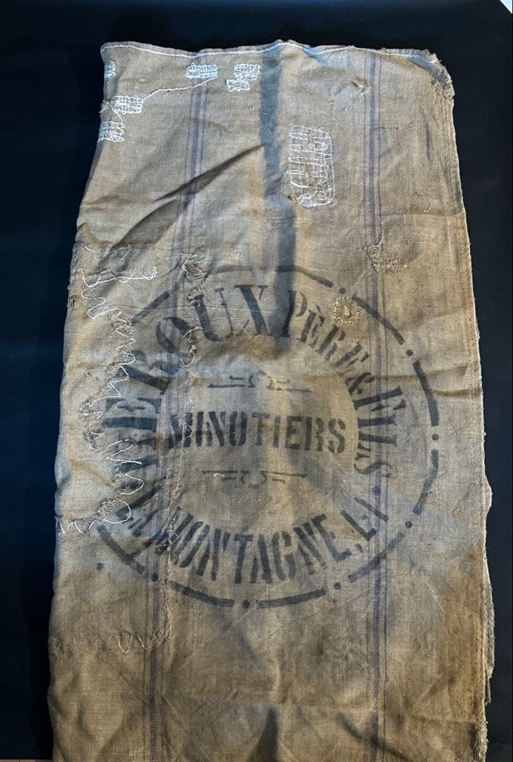 フランスアンティーク　麻布