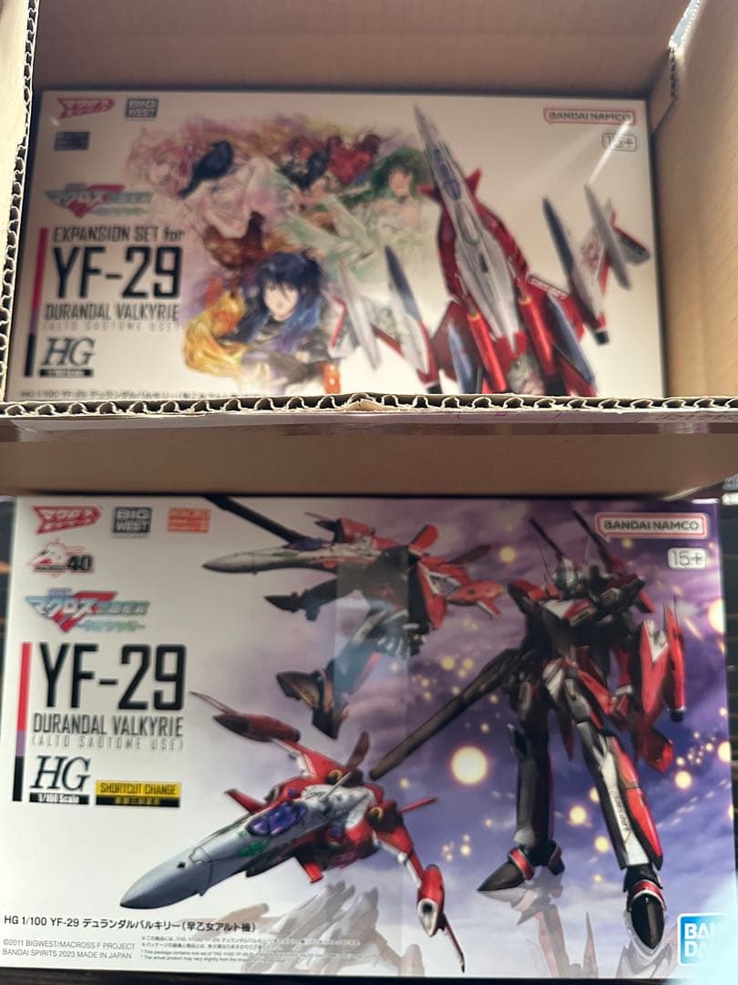 HG YF-29 デュランダルバルキリーと拡張セット
