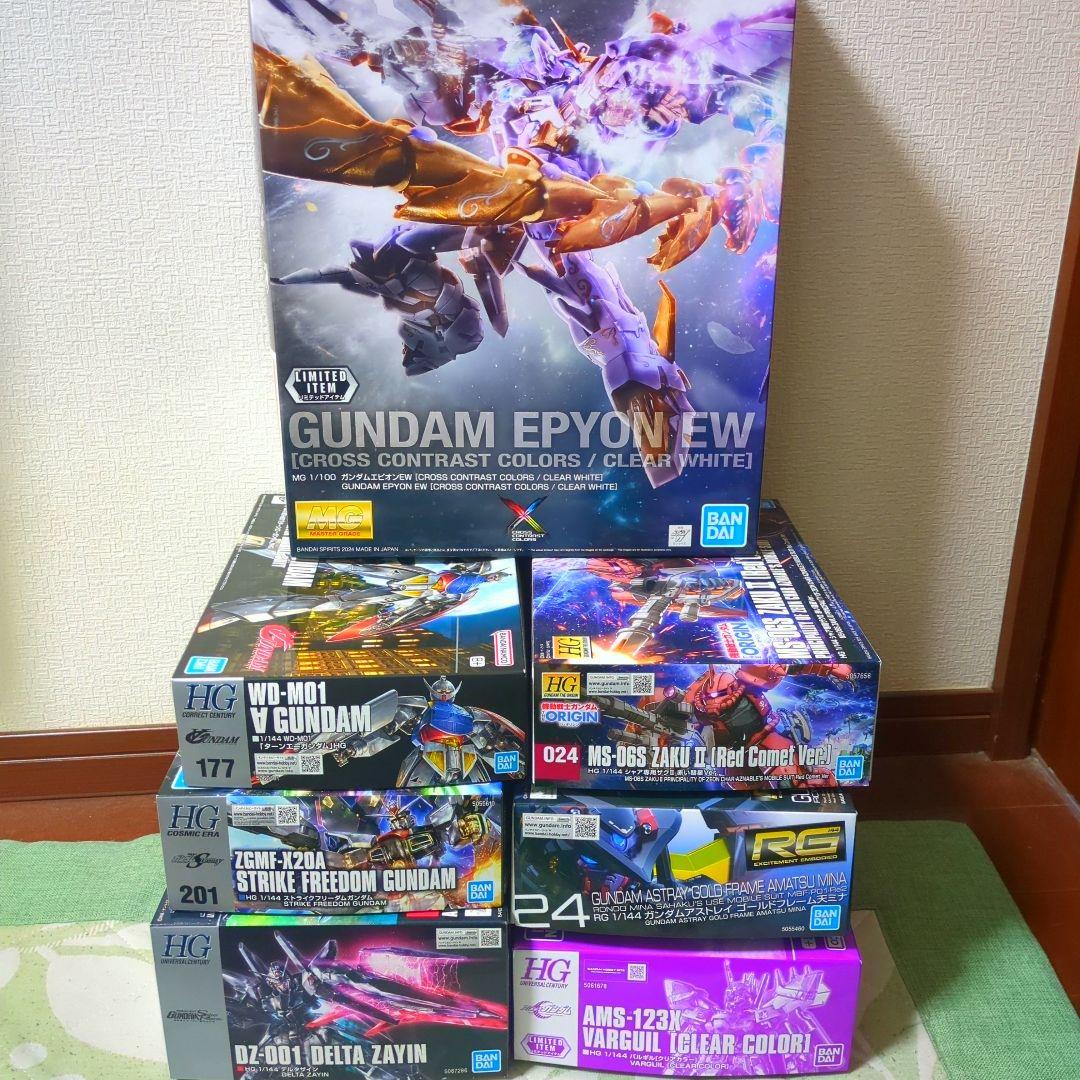 ガンプラまとめ売り　mg hg