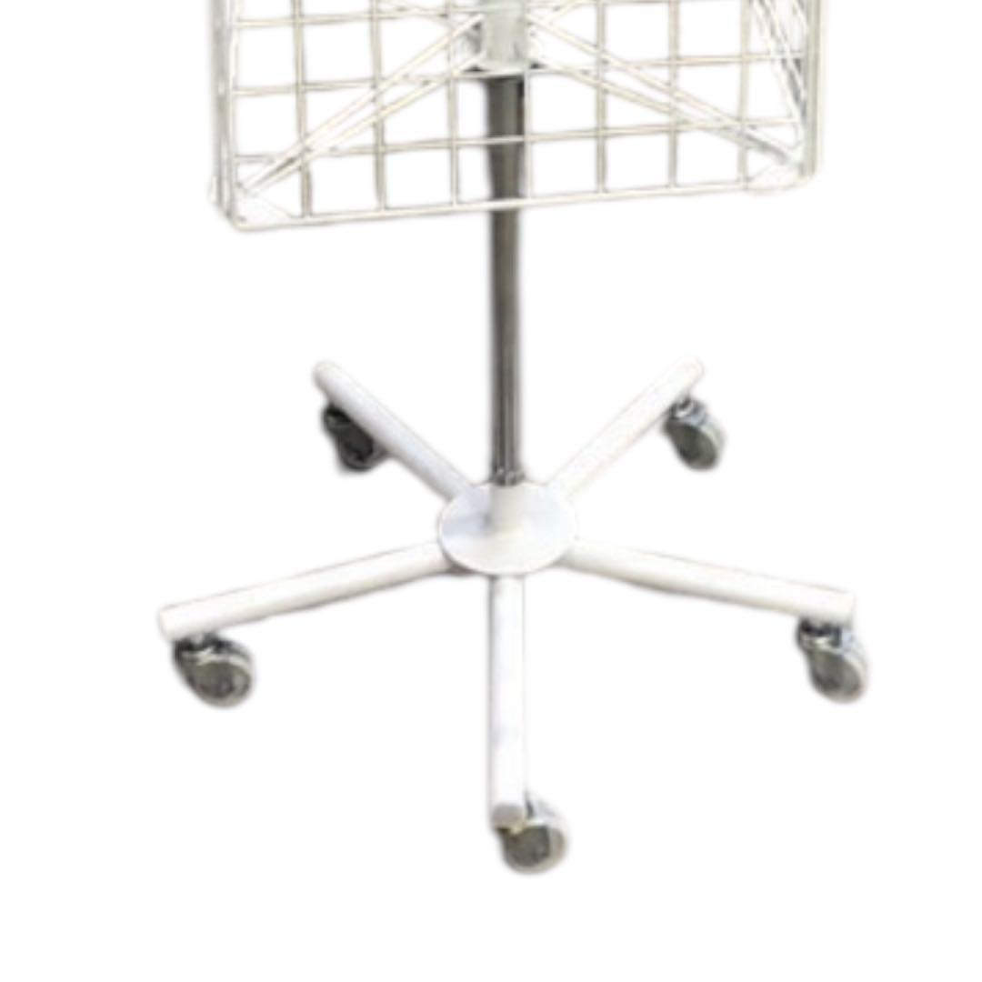 （美品）4面回転ネット什器スリム ロングタイプ