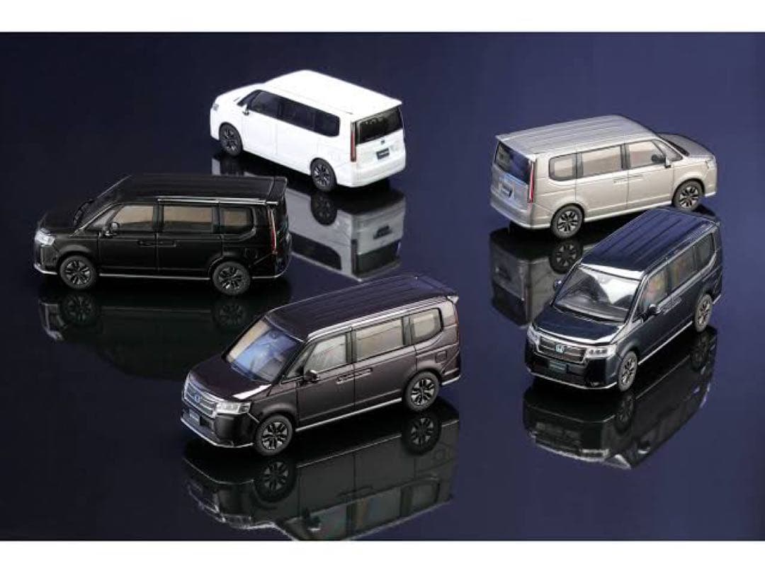 Honda STEP WGN SPADA ミニカー 黒 1/43