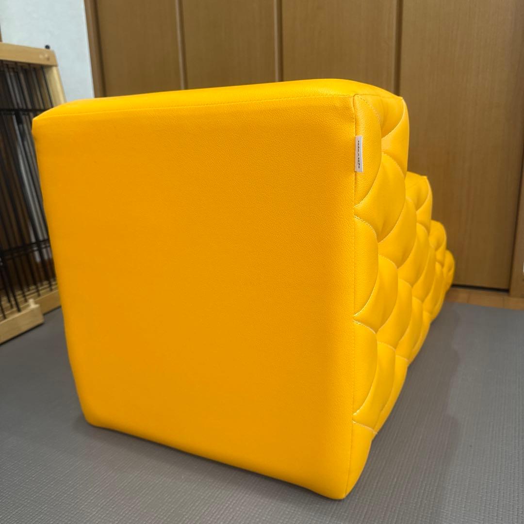 ラグジュアリー ドッグステップ 4段 スワロフスキー オレンジ