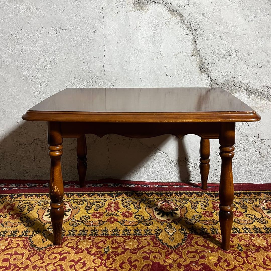 【カリモク】 コロニアル サイドテーブル TC200JK ビンテージ 木製