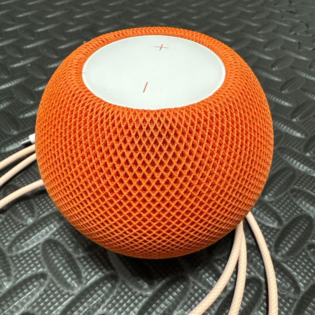 【美品】Apple Pod mini アップル スピーカー　オレンジ