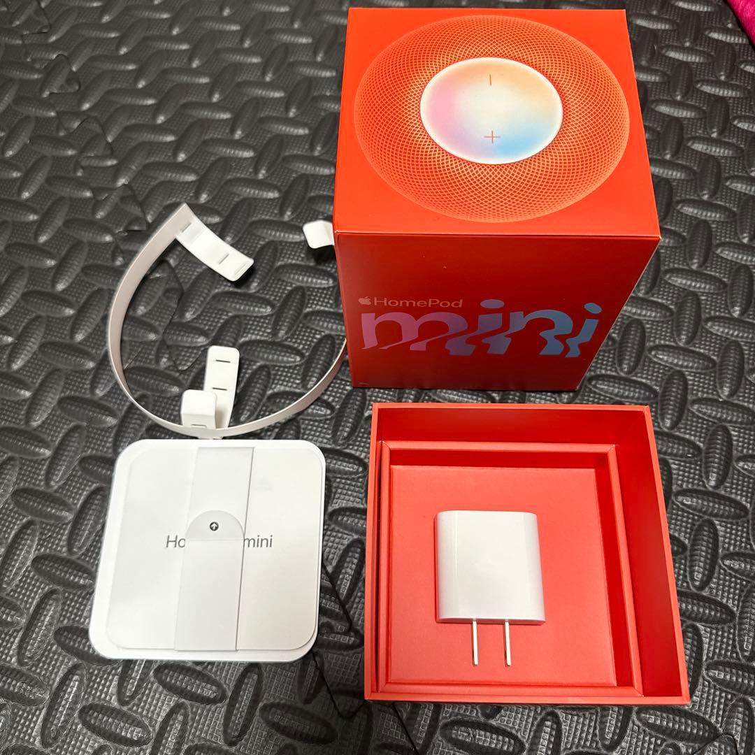 【美品】Apple Pod mini アップル スピーカー　オレンジ