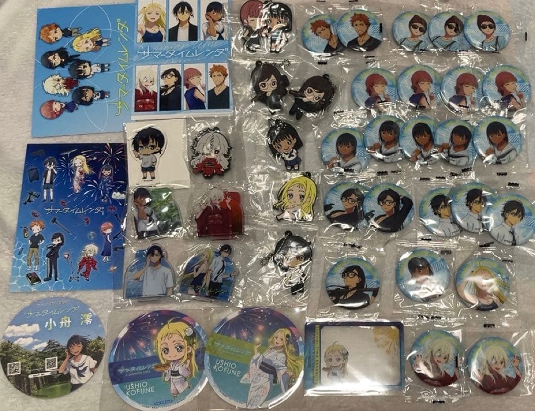 サマータイムレンダ　缶バッジ　アクリルスタンド　ラバスト　コースター