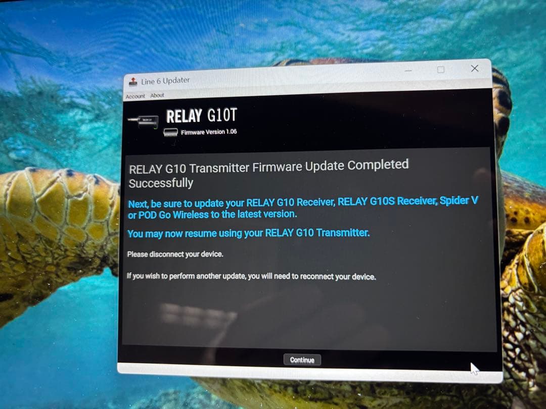 Relay G10 センターマイナスパワーサプライ可能　update済