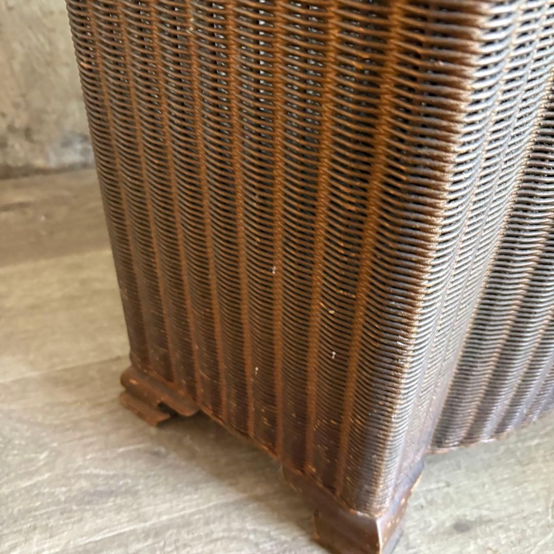 LLOYD ROOM ヴィンテージ ガラストップ　リネンボックス　バスケット