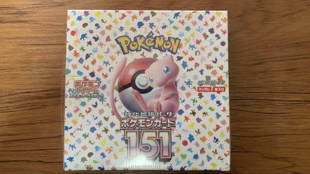 ポケモンカード151 【新品未開封】シュリンク付き 1BOX