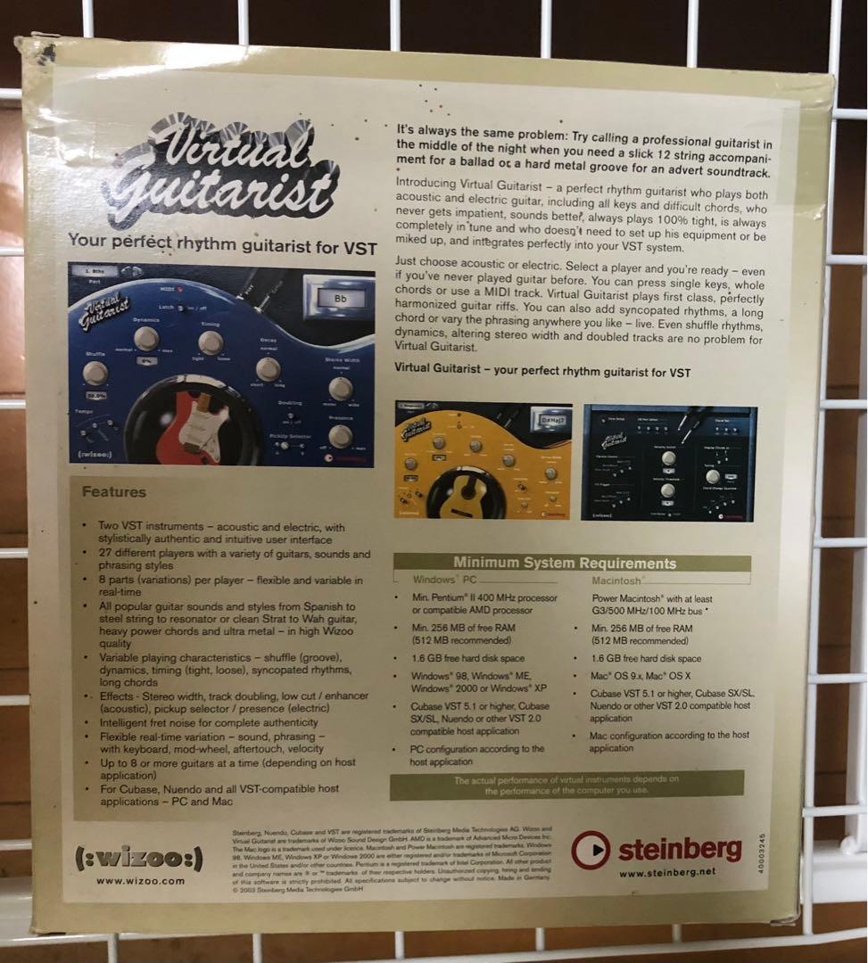 DTM・DAW Steinberg virtual guitarist