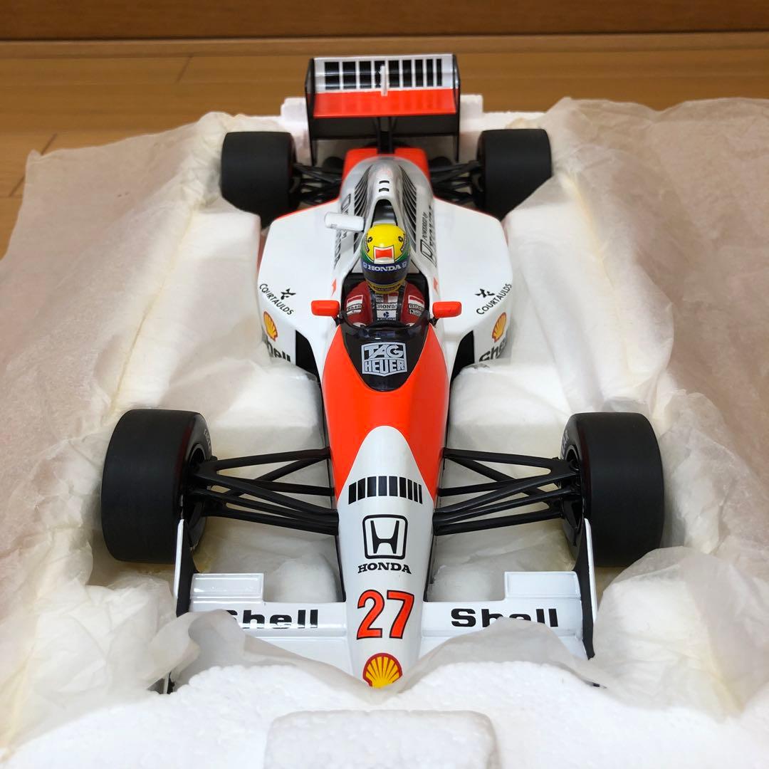【値下げ】1/18 ミニチャンプス マクラーレンホンダ MP4/5B