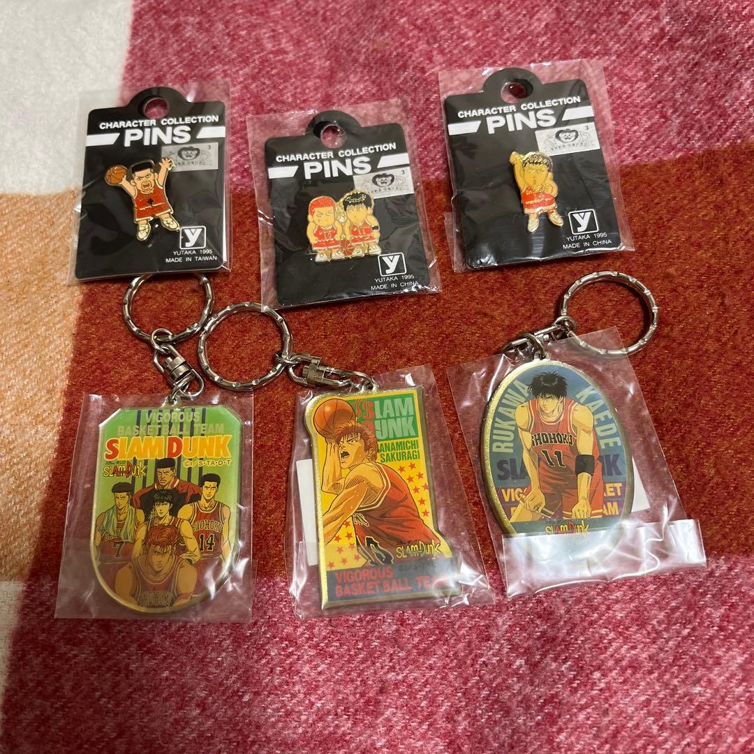 スラムダンク キャラクターコレクションピンズ　キーホルダー　まとめ売り