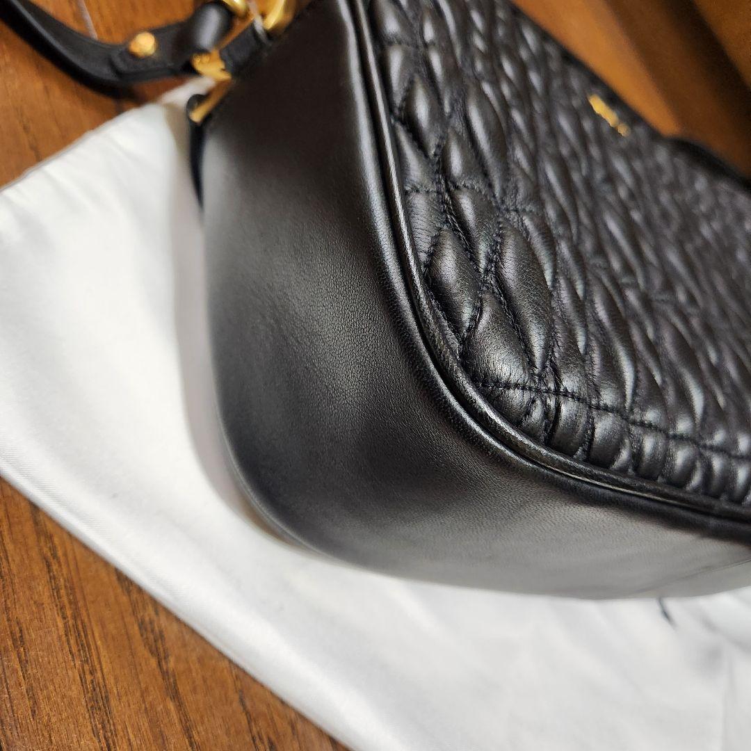 FURLA ブラック ショルダーバッグほぼ未使用！