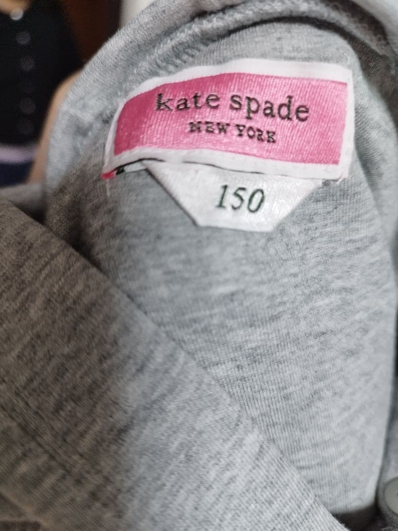 未使用　ケイトスペード　猫　パーカー　ねこ　ネコ　トレーナー