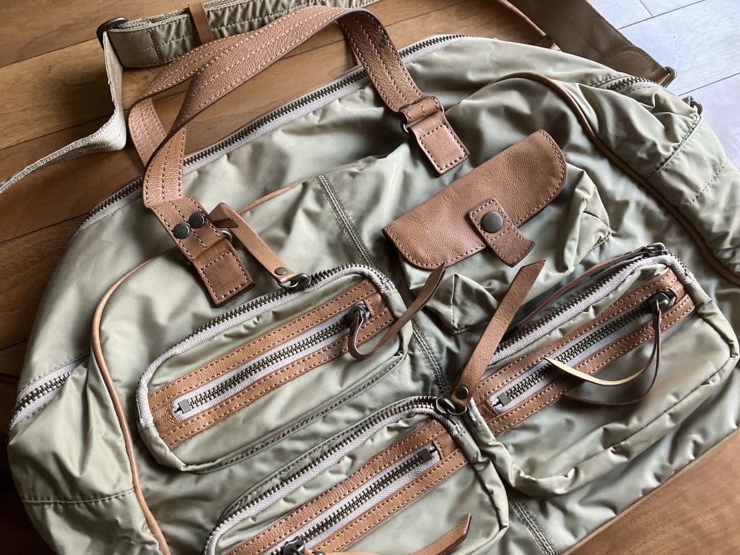 yohji yamamoto イザック2way ショルダーバッグ　ボストンバッグ