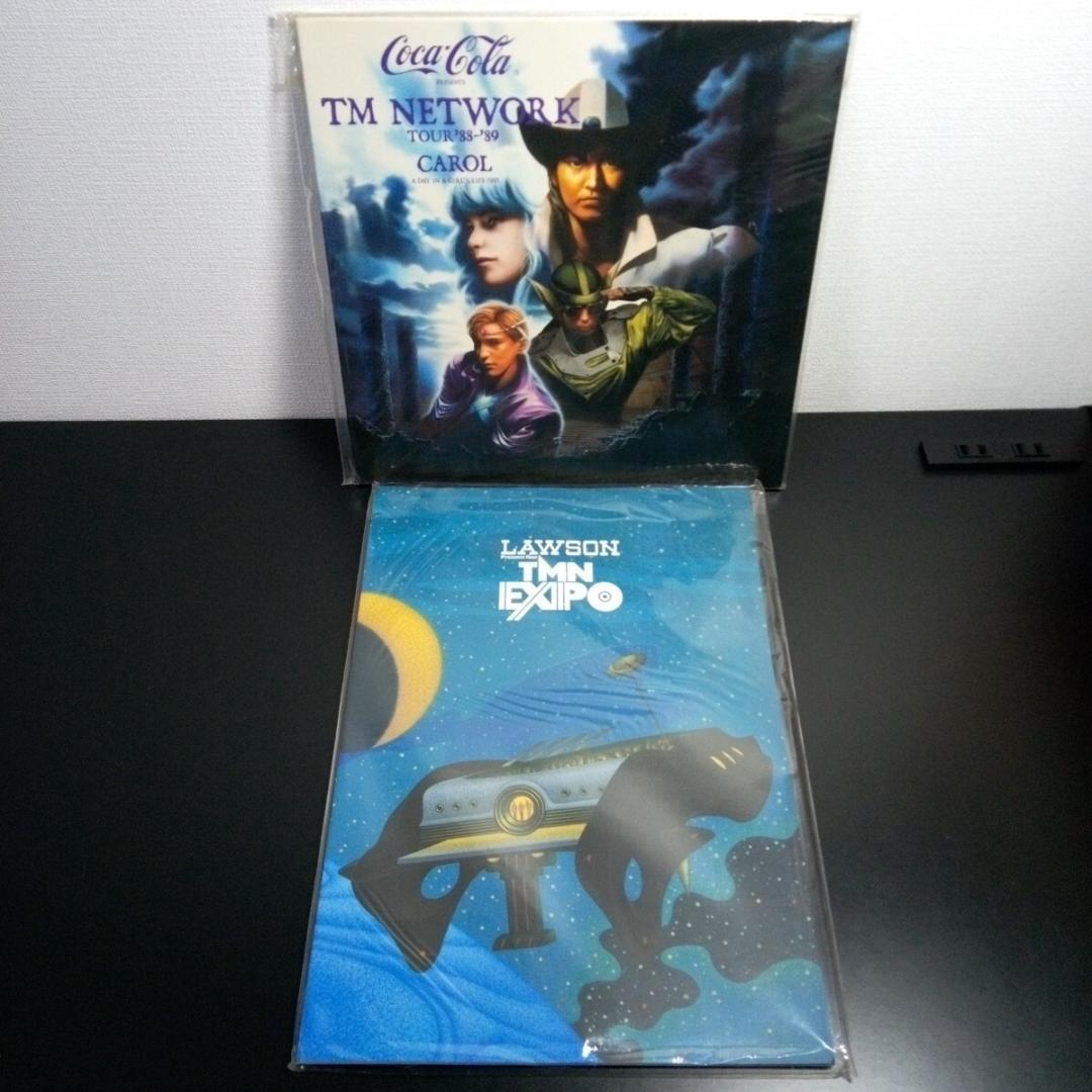 TMネットワーク　サイン　パンフレット　ステッカー　TM NETWORK