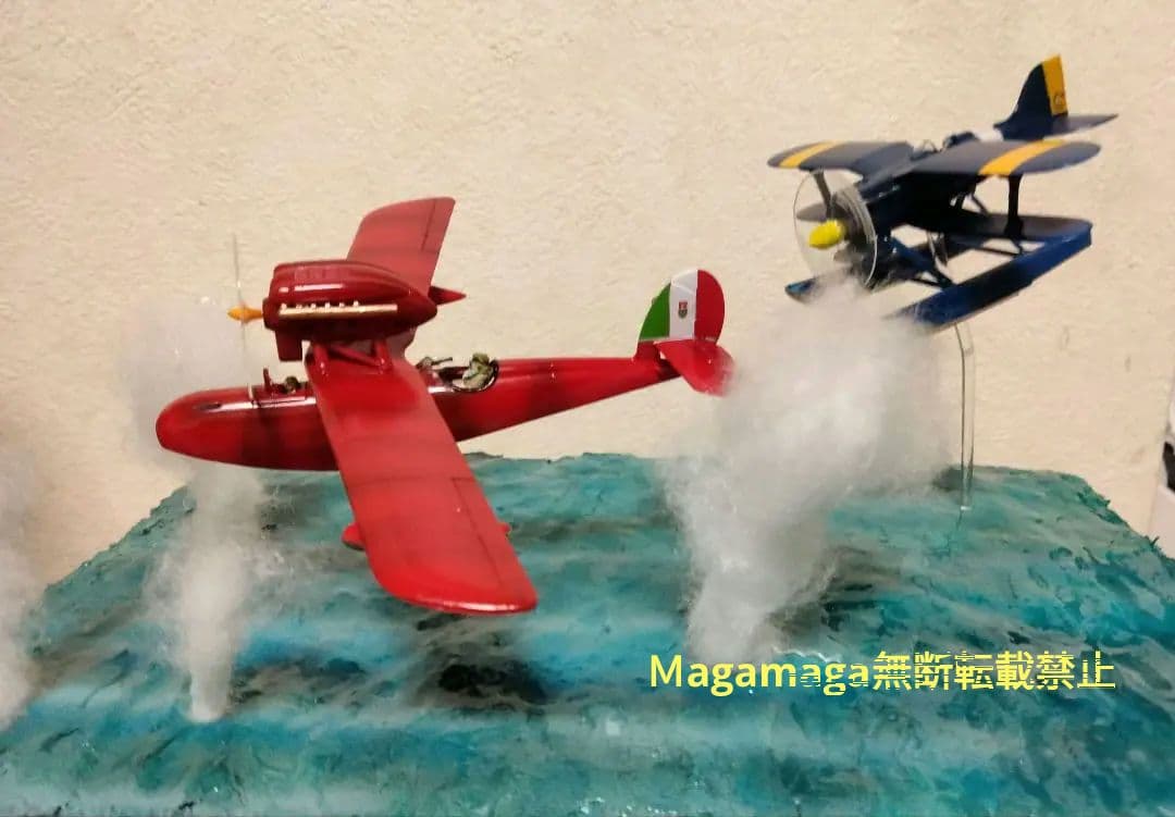 う*も様 紅の豚　プラモデル　完成品